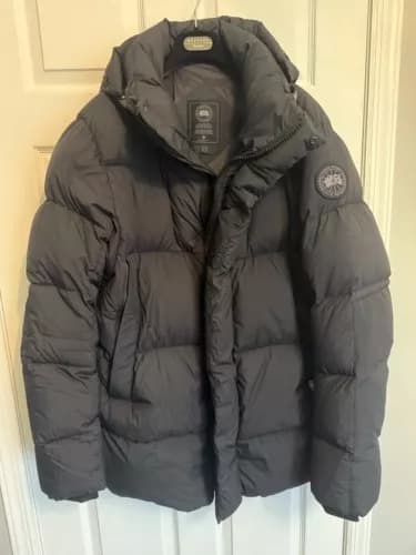 Canada Goose Men’s Black Label Parka – Black, Size XXL - Image 1