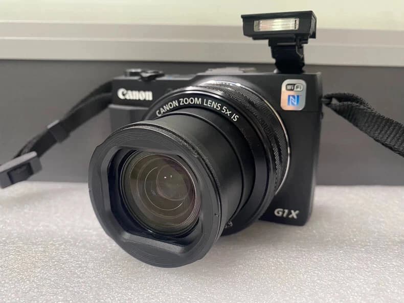 Canon PowerShot G1X Mark II Compact Digital Camera English OK Black - Image 1