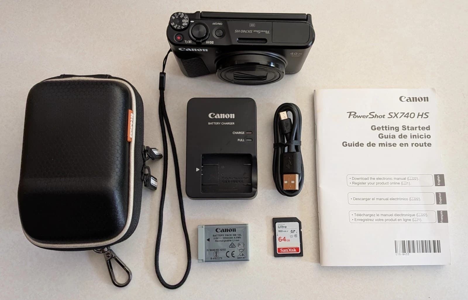 Canon PowerShot SX740 HS 20.3MP Compact Digital Camera - Image 1