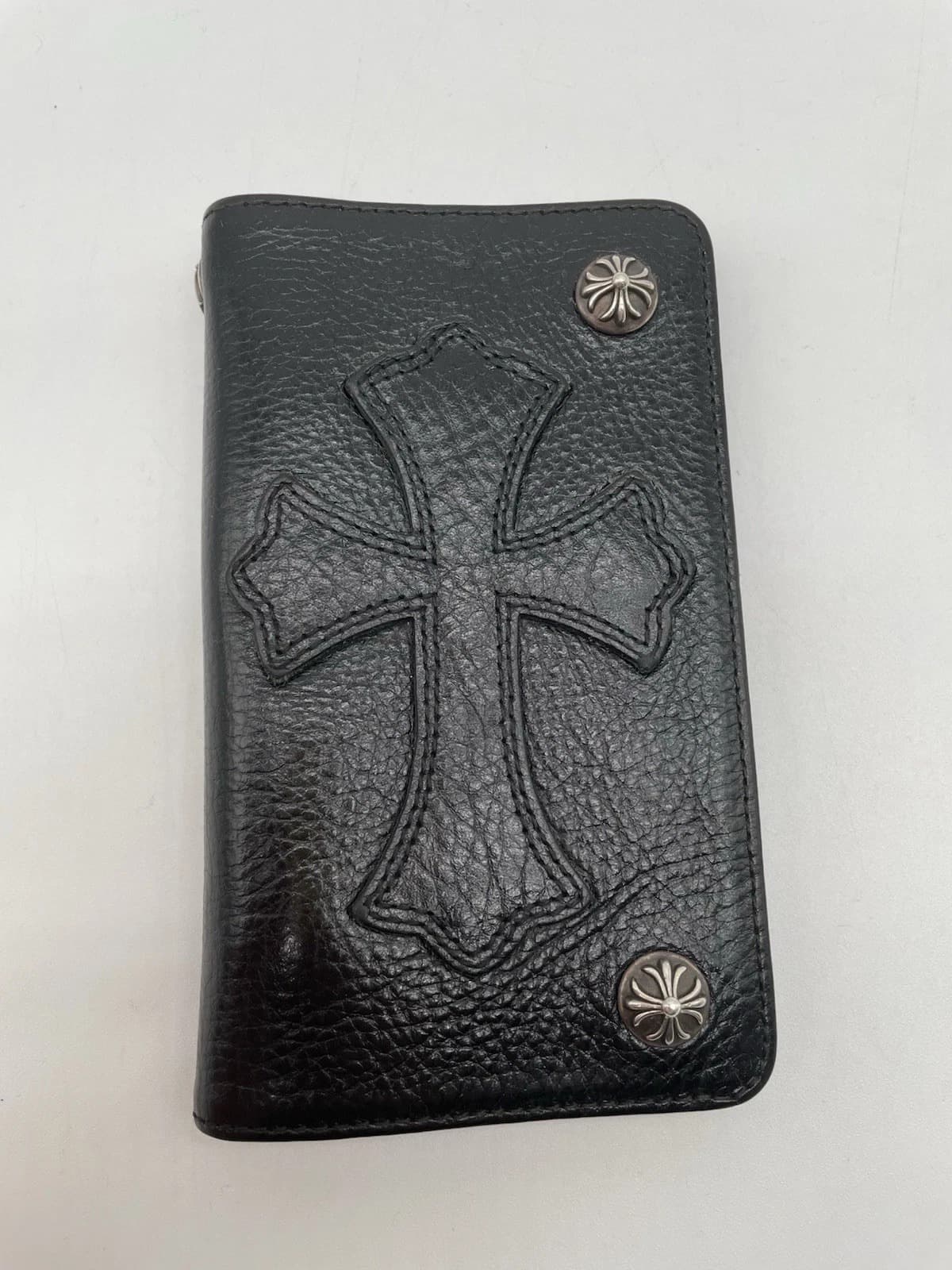 Chrome Heart’s Cross Patch Bifold Wallet - Image 1