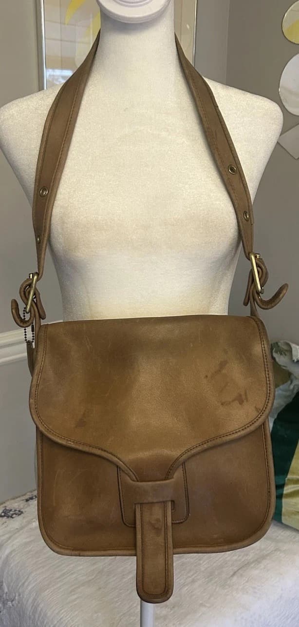 Coach Bonnie Cashin Vintage Courier Bag NYC New York City Brown - Image 1