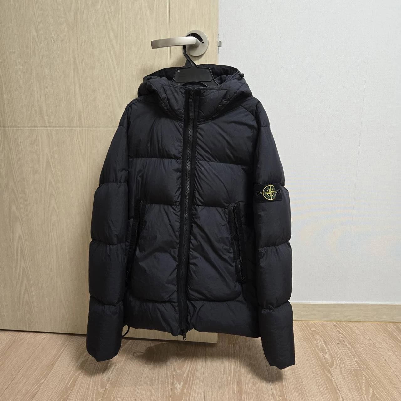 Doudoune stone island froissée reps - Image 1
