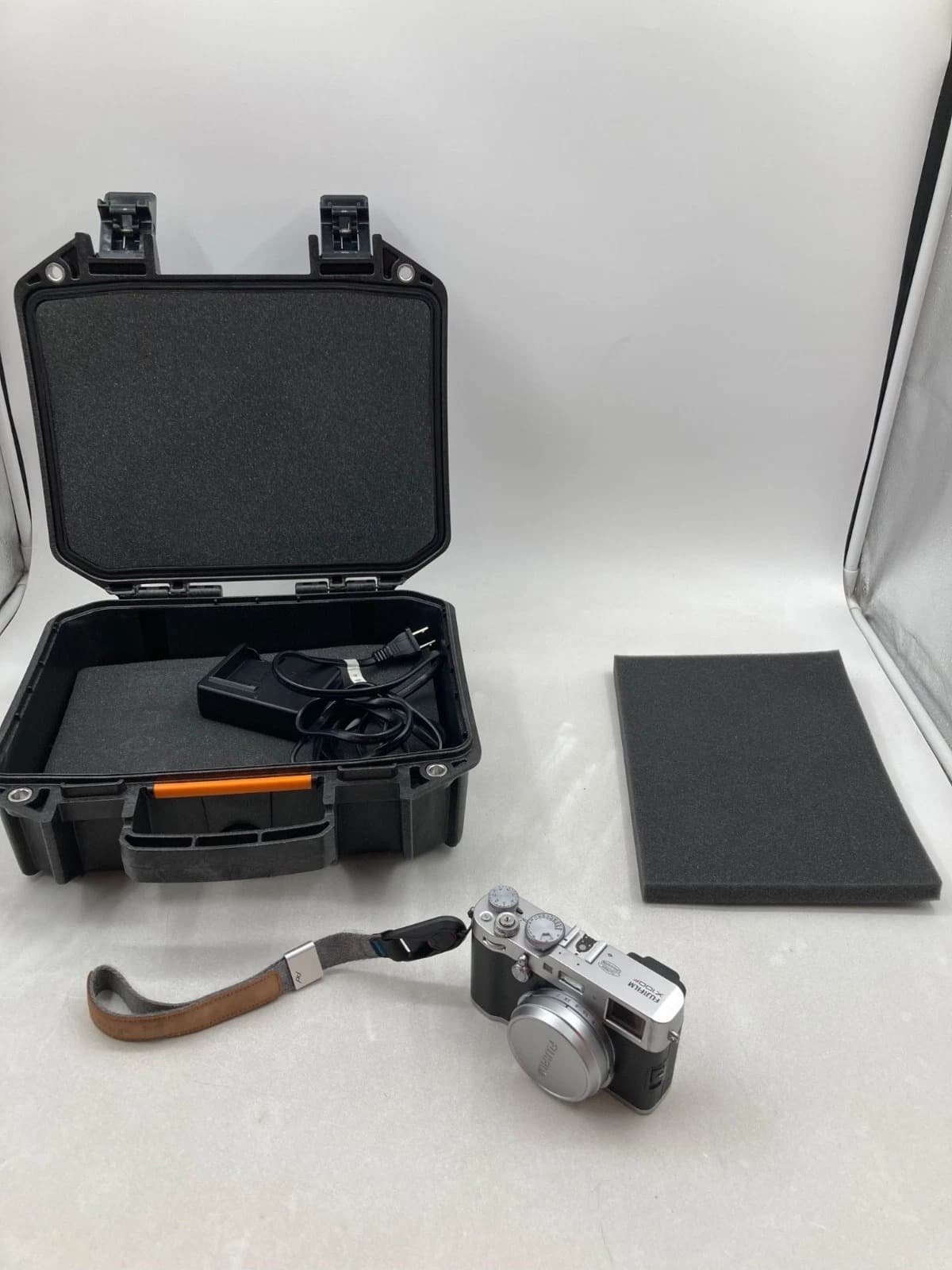 Fujifilm X100F Digital Camera With Fujinon Lens Silver Tested With Hard Case - Image 1