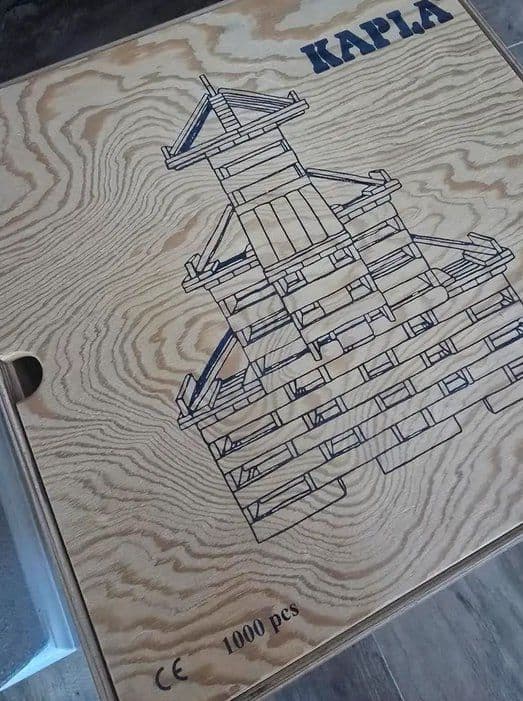KAPLA 1000 pcs box wooden - Image 1