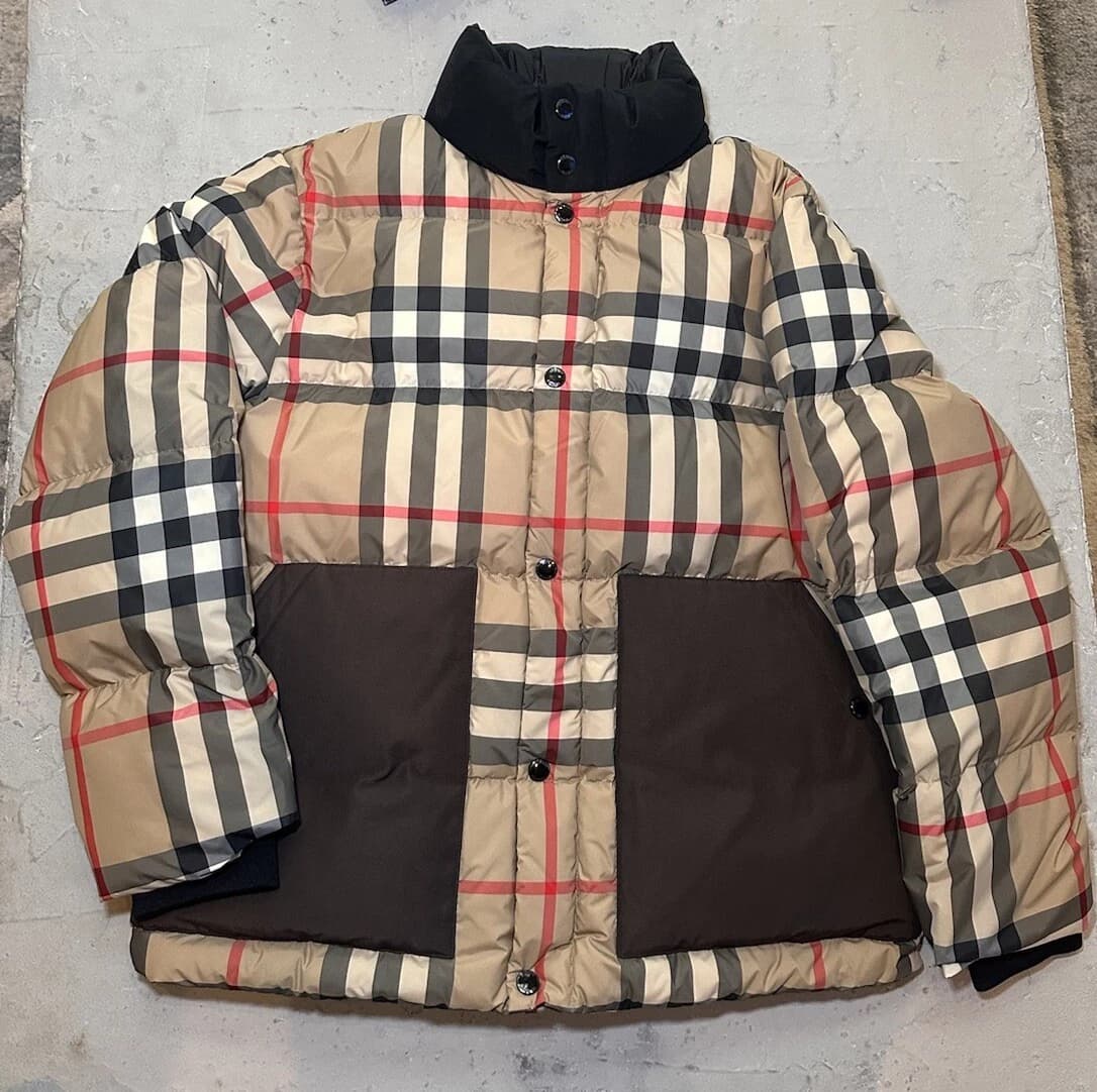 NEW Burberry Men’s Kilham down jacket In Archive Beige Size Medium - Image 1