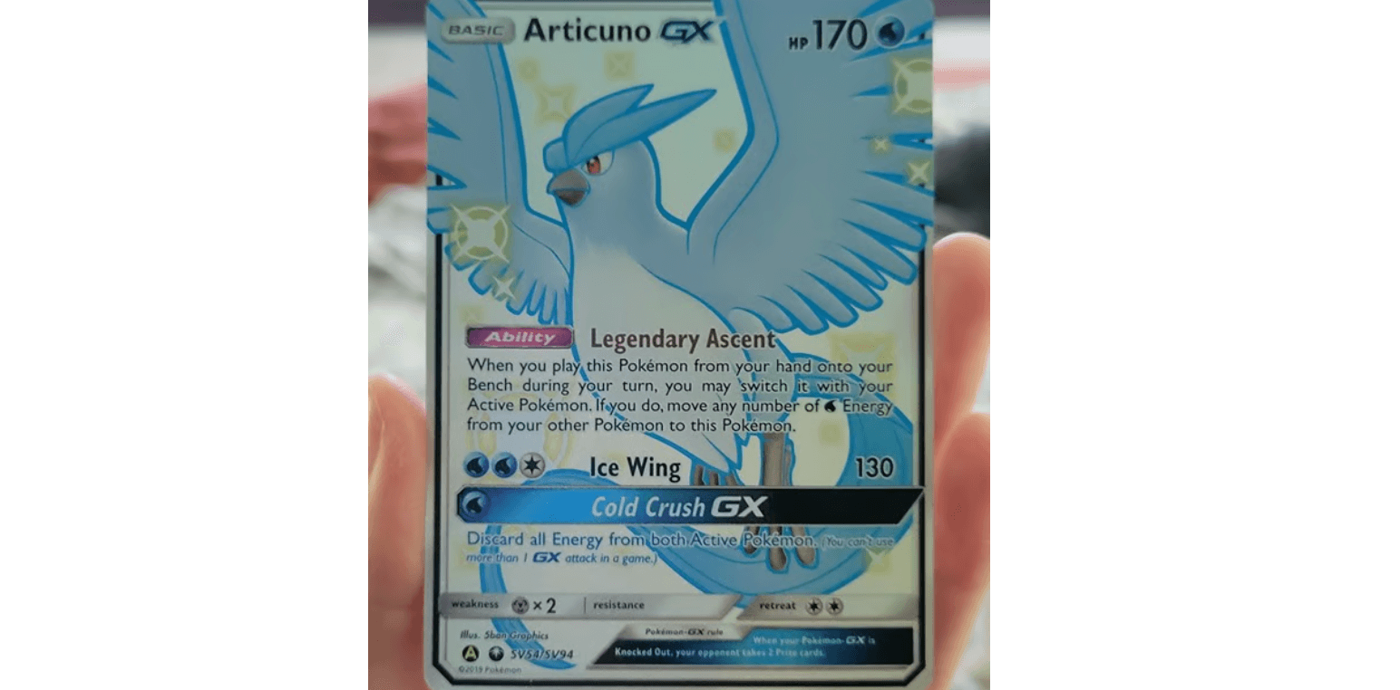 Pokémon Articuno GX Hidden Fates Shiny - Image 1